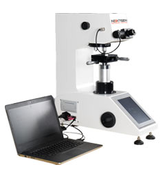 Equipamento analógico ou digital para testes de dureza Micro Vickers e Knoop Série NG-1000 Nextgen